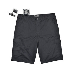 NEW Jeanstation Superior Men's Cargo Shorts Black Big & Tall Size 46 NWT